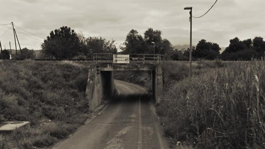 Puente donde se produjeron los hechos.