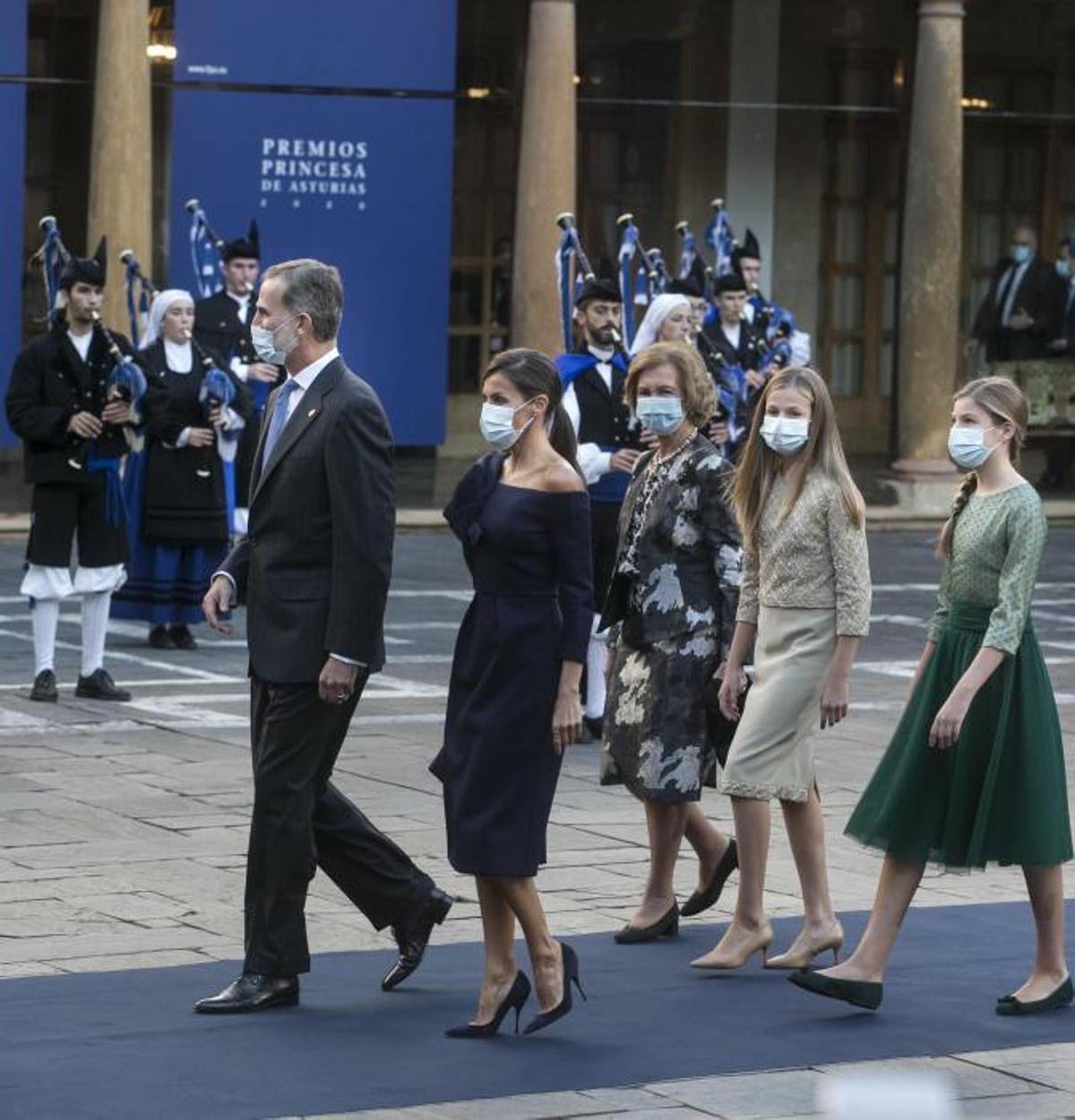 Premios Princesa de Asturias 2020: Así fue la escueta alfombra azul Premios Princesa de Asturias 2020: Así fue la escueta alfombra azul