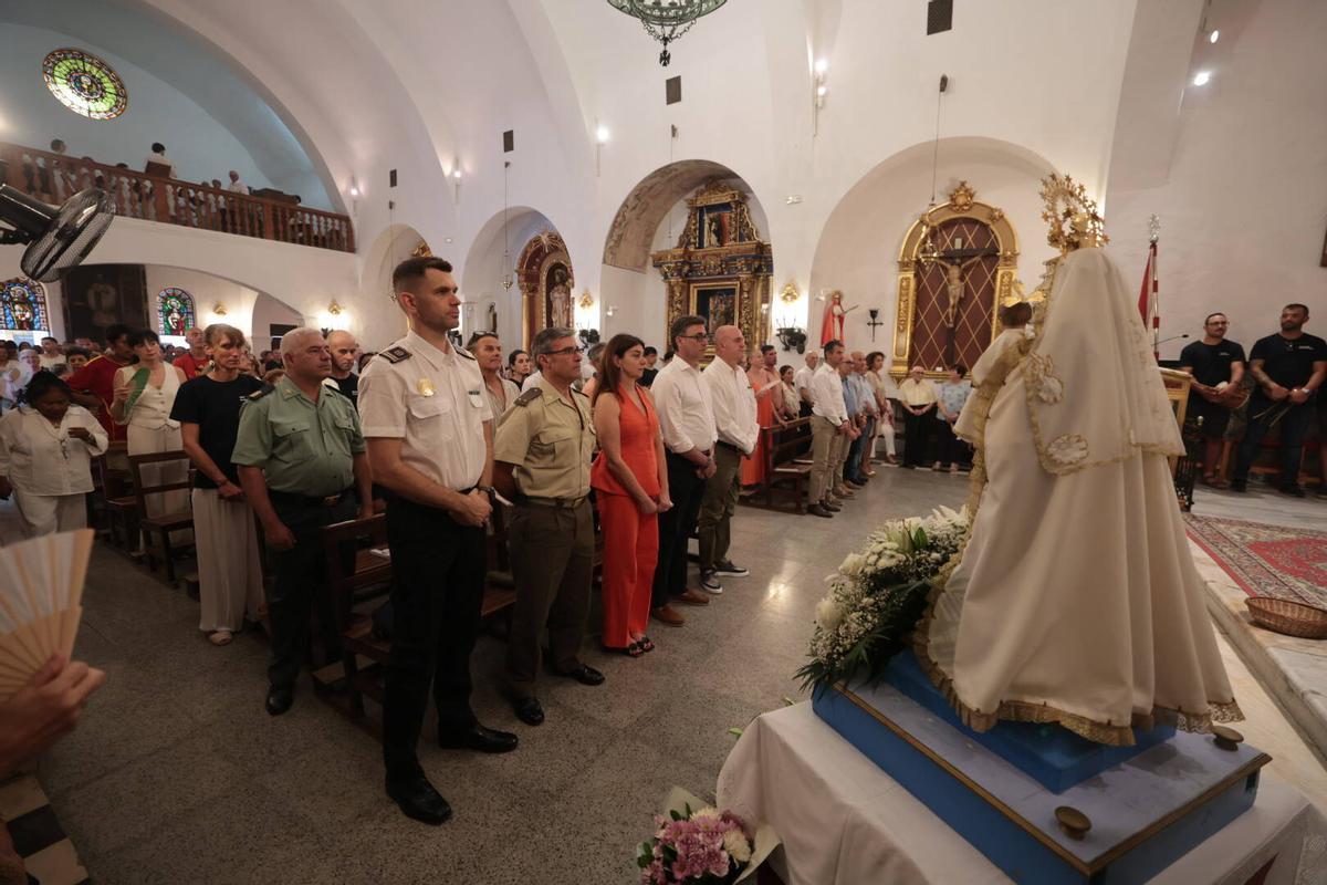 Imágenes de la procesión en honor a la Virgen del Carmen en Sant Antoni