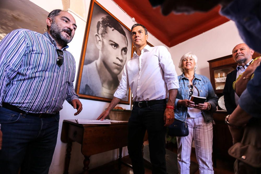 Visita de Pedro Sánchez a Orihuela