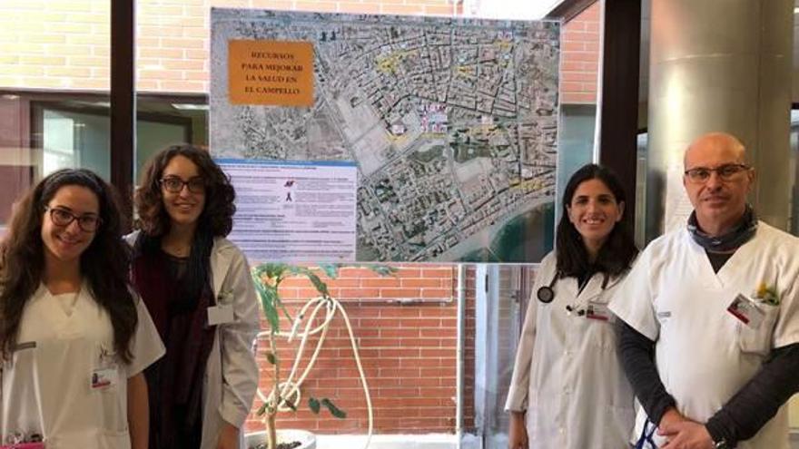 El centro de salud elabora un mapa que recoge los recursos para promover una vida sana