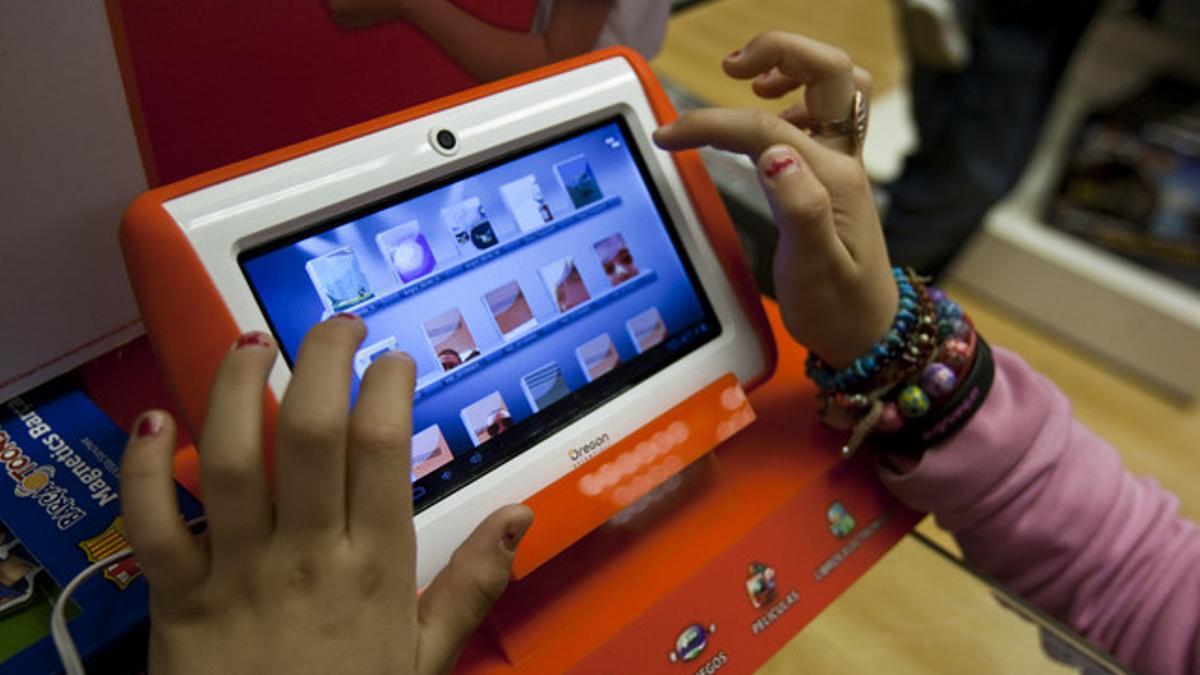 Las 'apps' educativas de las 'tablets' para niños de 2 a 5 años no explotan sus capacidades motoras