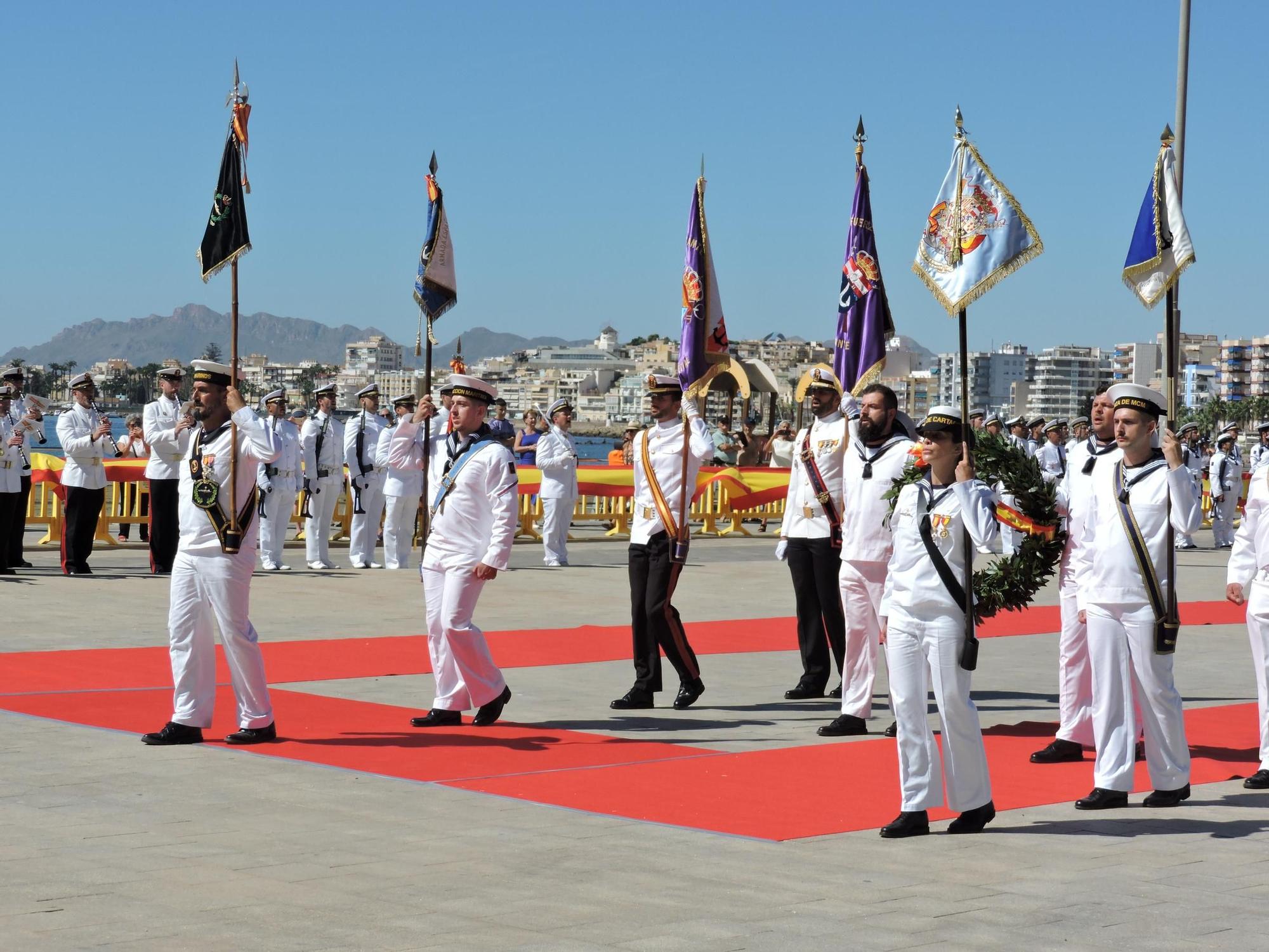 Jura de Bandera para personal civil en Águilas