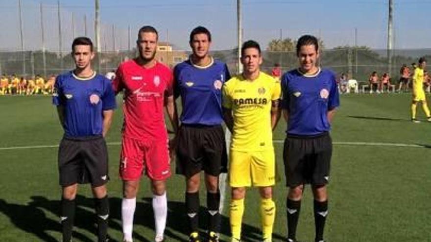 El Villarreal B se midió ayer ante el Olímpic de Xàtiva.