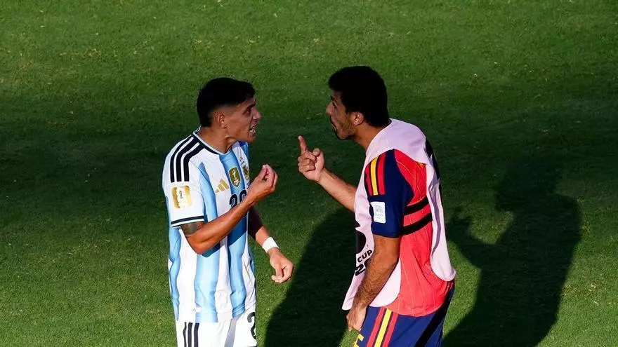 El origen de la trifulca tras la final: un puñetazo de Nahuel Molina a Rodri