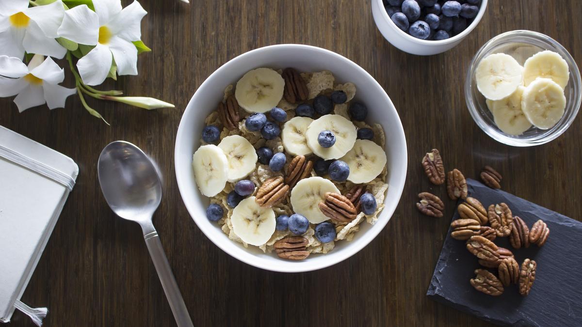 El plátano puede tomarse en el desayuno.