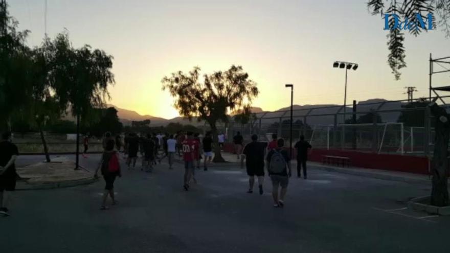 Disturbios en el primer entreno del RCD Mallorca