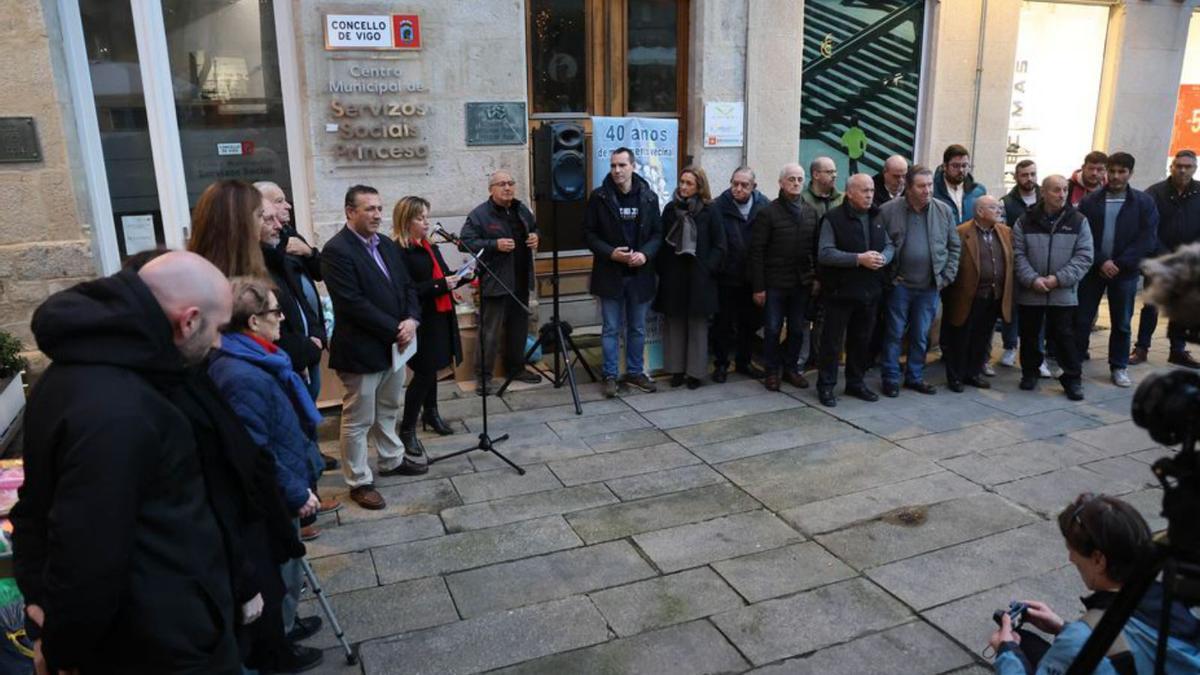 Movilización por el desalojo de la Favec de su sede. | ALBA VILLAR