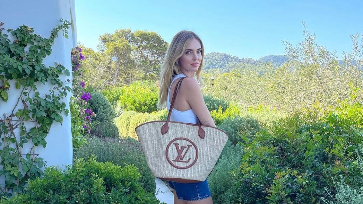 La &#039;influencer&#039; Chiara Ferragni en Ibiza.