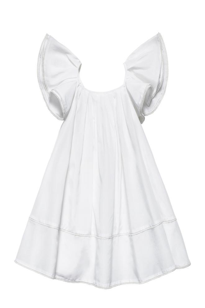 Vestido con volantes de H&M