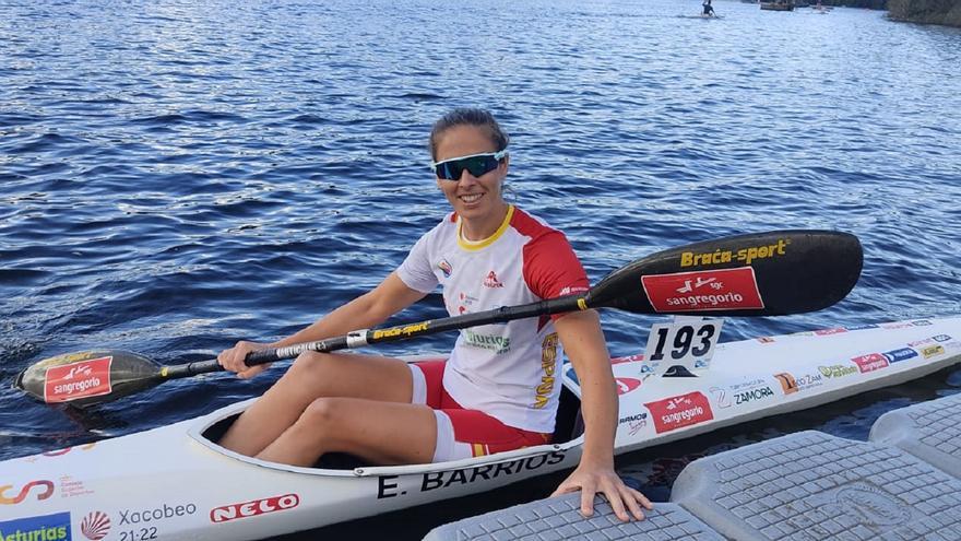 Eva Barrios repite podio en el Europeo de piragüismo