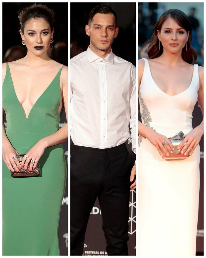 Blanca Suárez, Joel Bosqued y Andrea Duro en el festival de Málaga