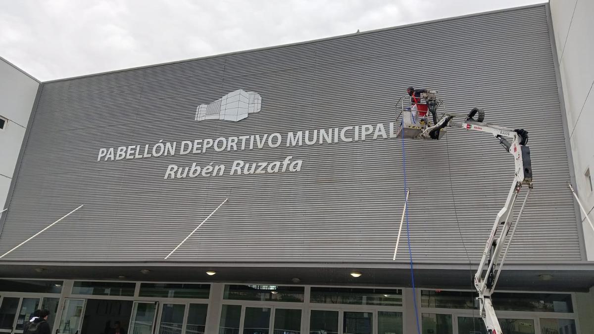 El pabellón  Rubén Ruzafa de Torre Benagalbón contará con un rocódromo.