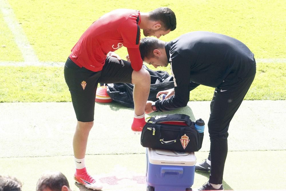 Entrenamiento del Sporting