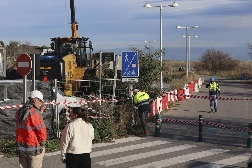Comienzan los trabajos previos para regenerar el litoral norte de Sagunt
