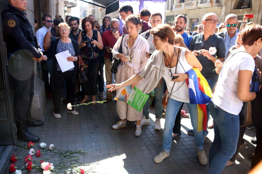 La reacció popular a l'atac de la Guàrdia Civil