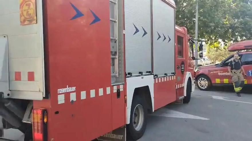 Els Bombers de la Generalitat a Bufalvent per la fuita d'Aqualimp