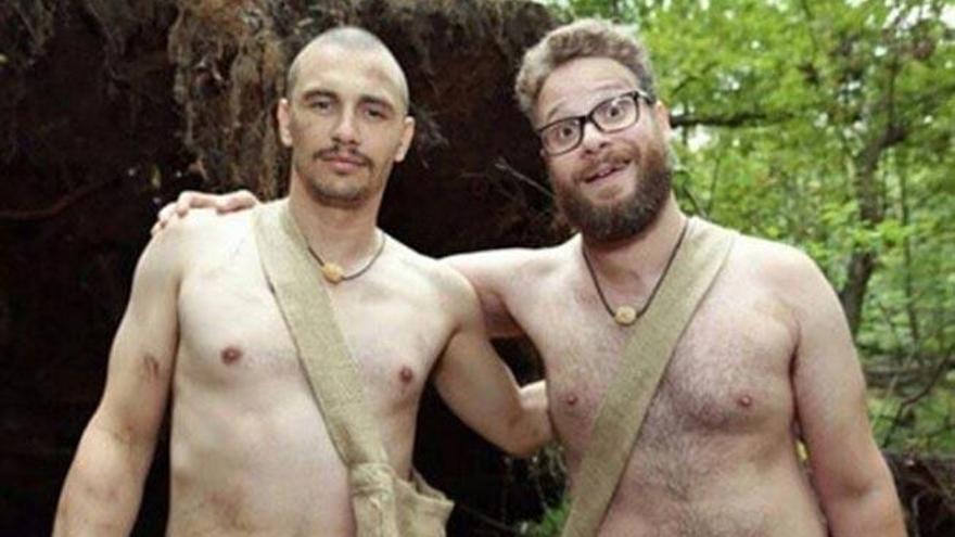 Seth Rogen y James Franco.