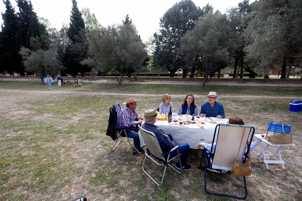 Lunes de Pascua en el parque de Sant Vicent de Llíria