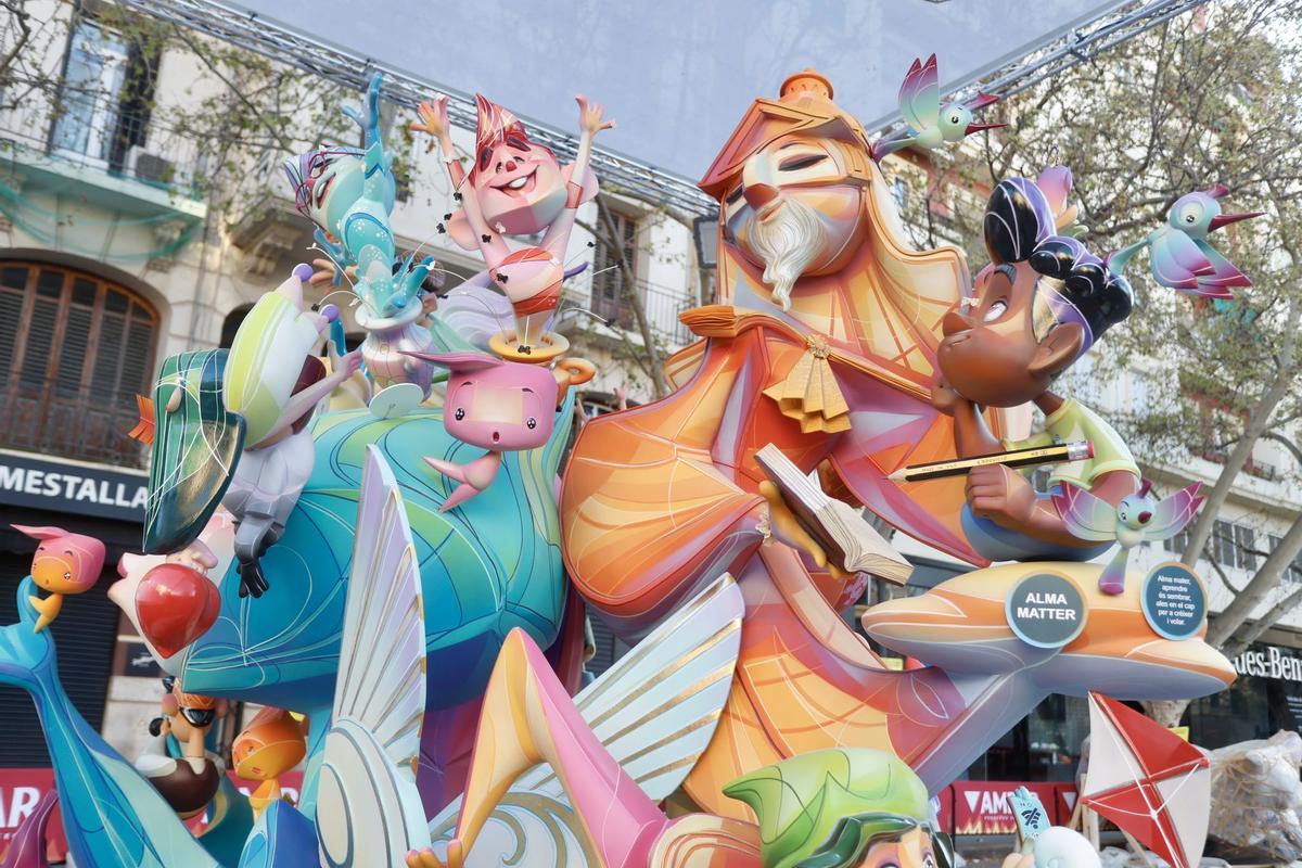 Una falla con Alma: el monumento con el que Exposición-Micer Mascó quiere alcanzar la gloria en Infantil