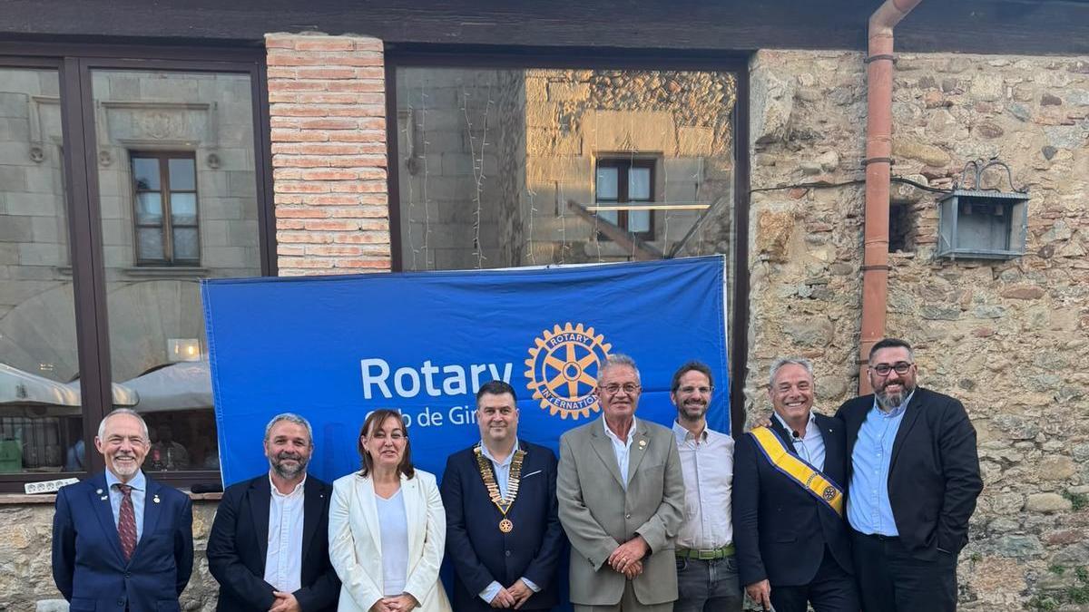 Acte de canvi de presidència del Rotary Club de Girona
