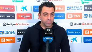 Xavi: Era un partido para ganar bien al Espanyol