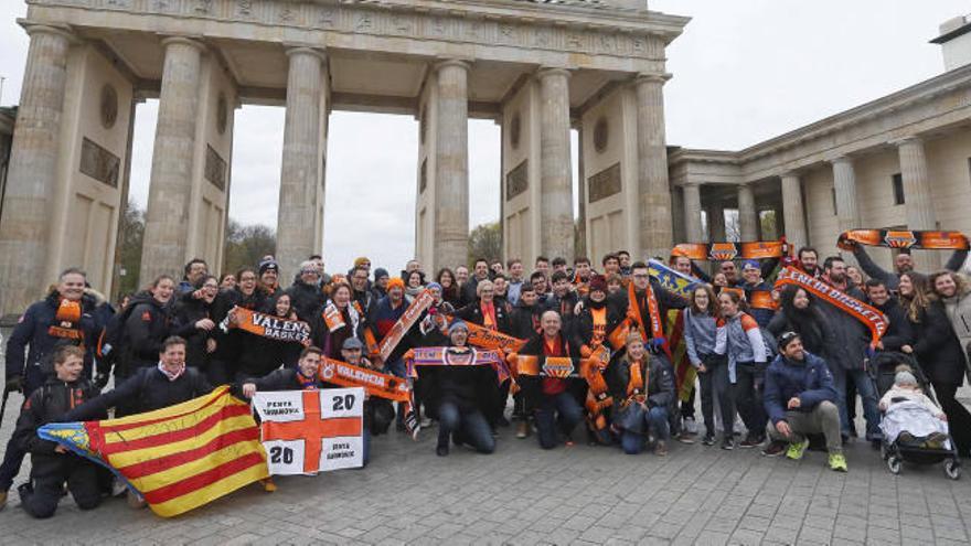 La afición taronja toma Berlín