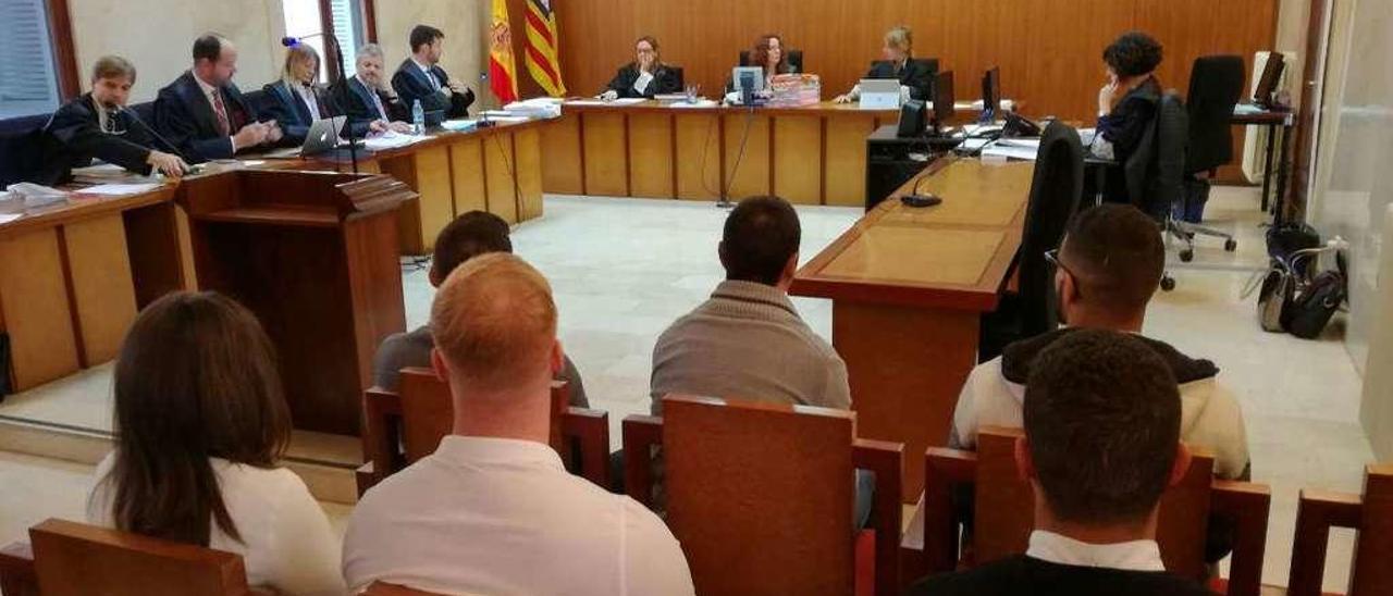 Un momento del juicio que se celebró a finales de noviembre en Palma de Mallorca. // B.P.