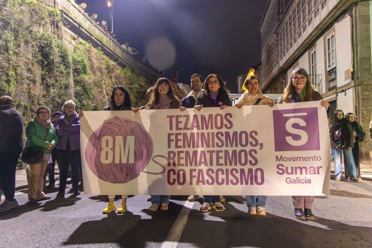 Un grito pola igualdade. 8M en Santiago