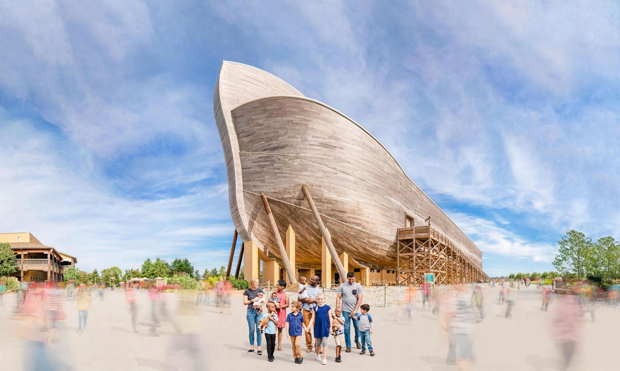 El museo de Ark Encounter es el edificio de madera más grande de Estados Unidos