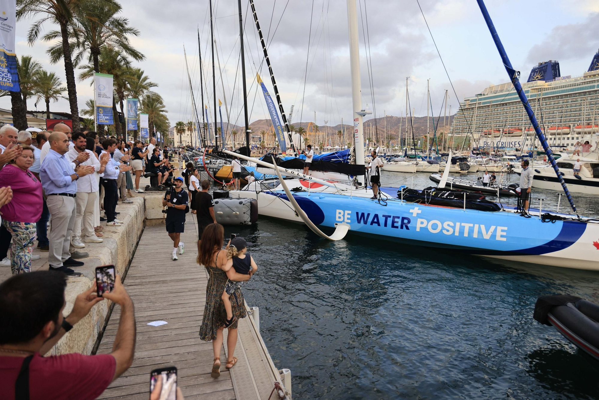 El ambiente de The Ocean Race en Cartagena