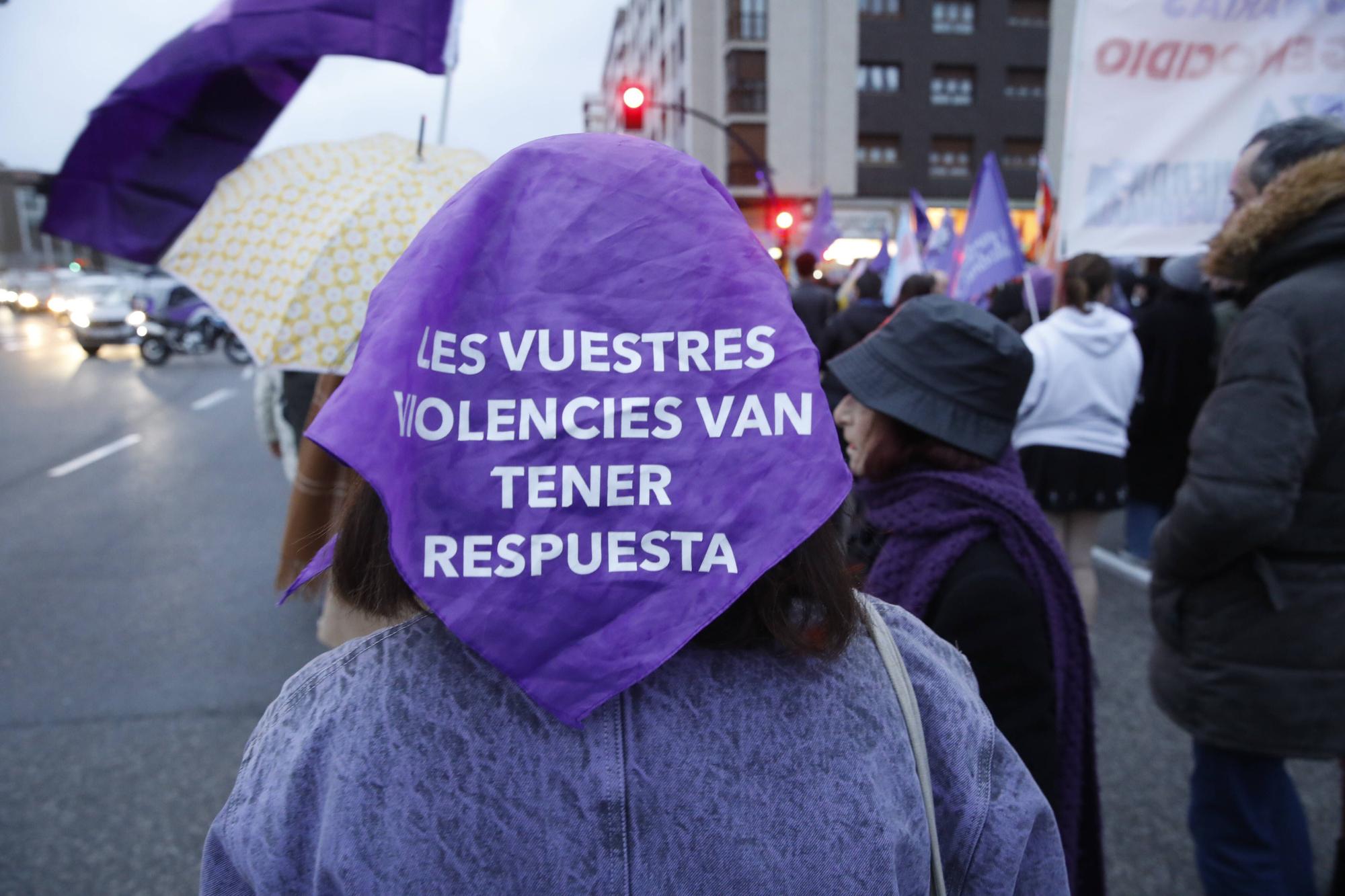 Así fue la manifestación del 8M en Gijón