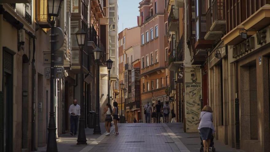 Calle de San Andrés, en Zamora.