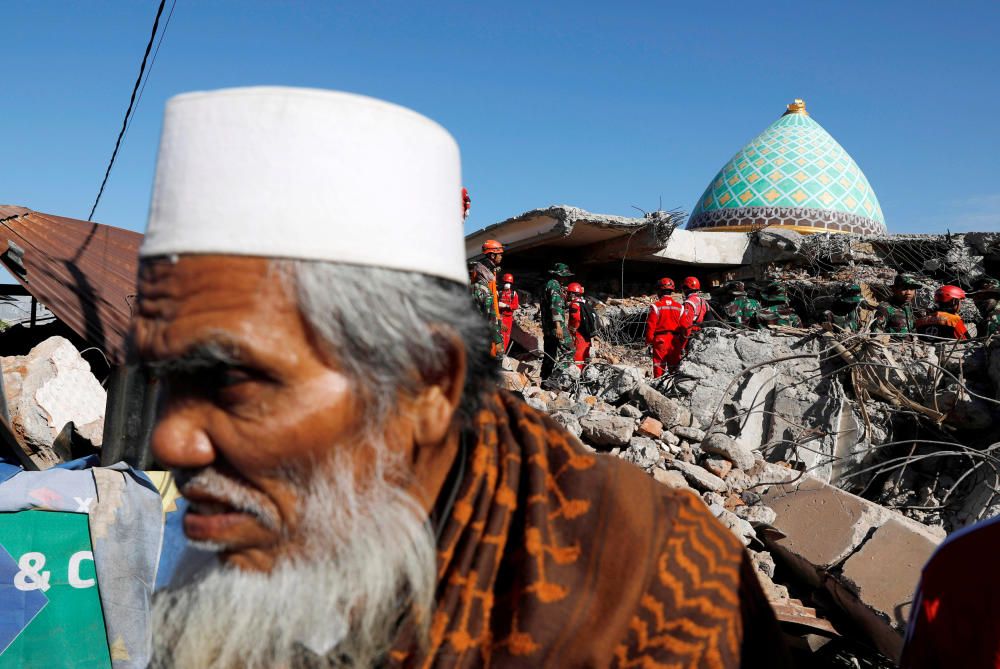 Terratrèmol a l'illa de Lombok a Indonèsia