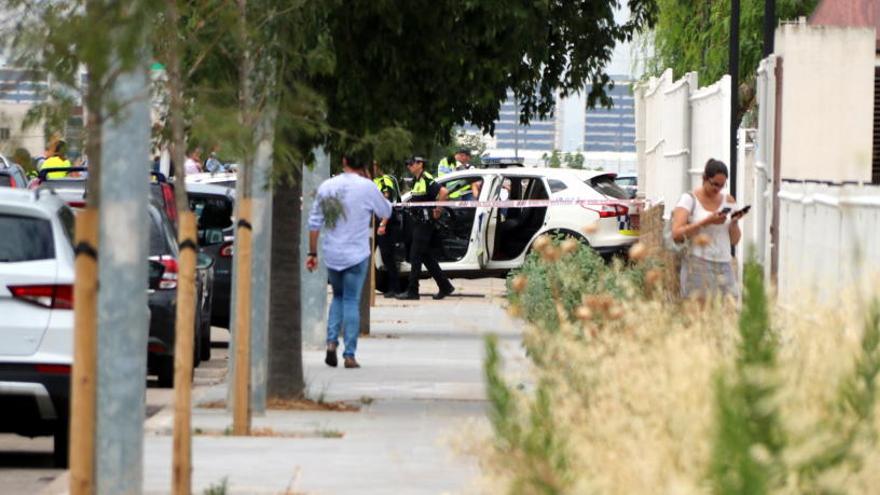 Imatge del vehicle on van ser atacats els dos agents.