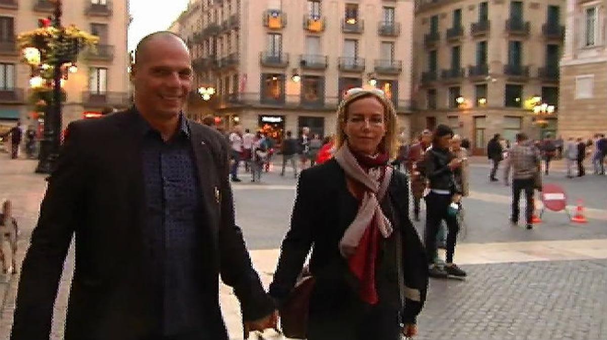 Varufakis, de visita a Barcelona.