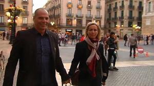 Varoufakis, de visita en Barcelona