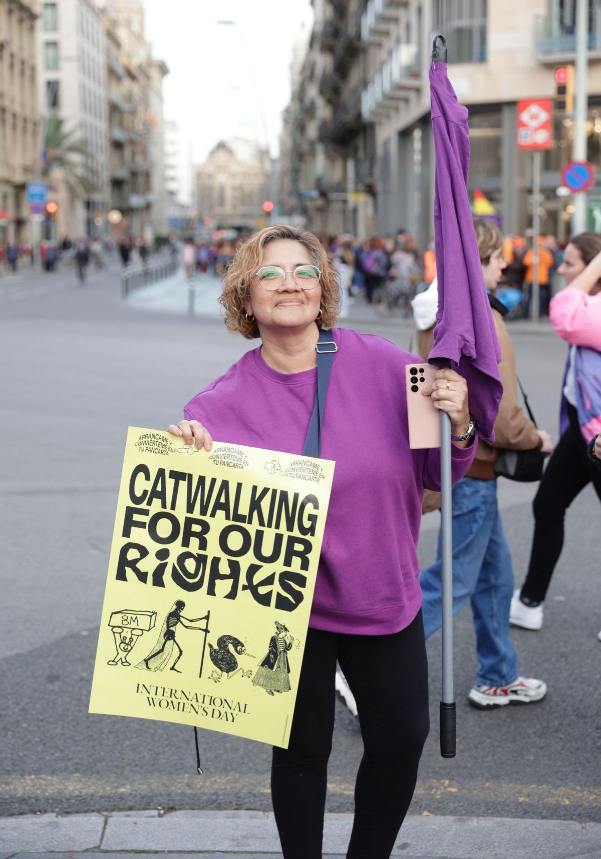 Manifestación del 8-M en Barcelona