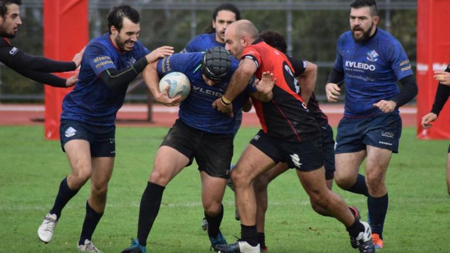 Un lance del Kaleido-Coreti del pasado octubre. |  // VIGO RUGBY