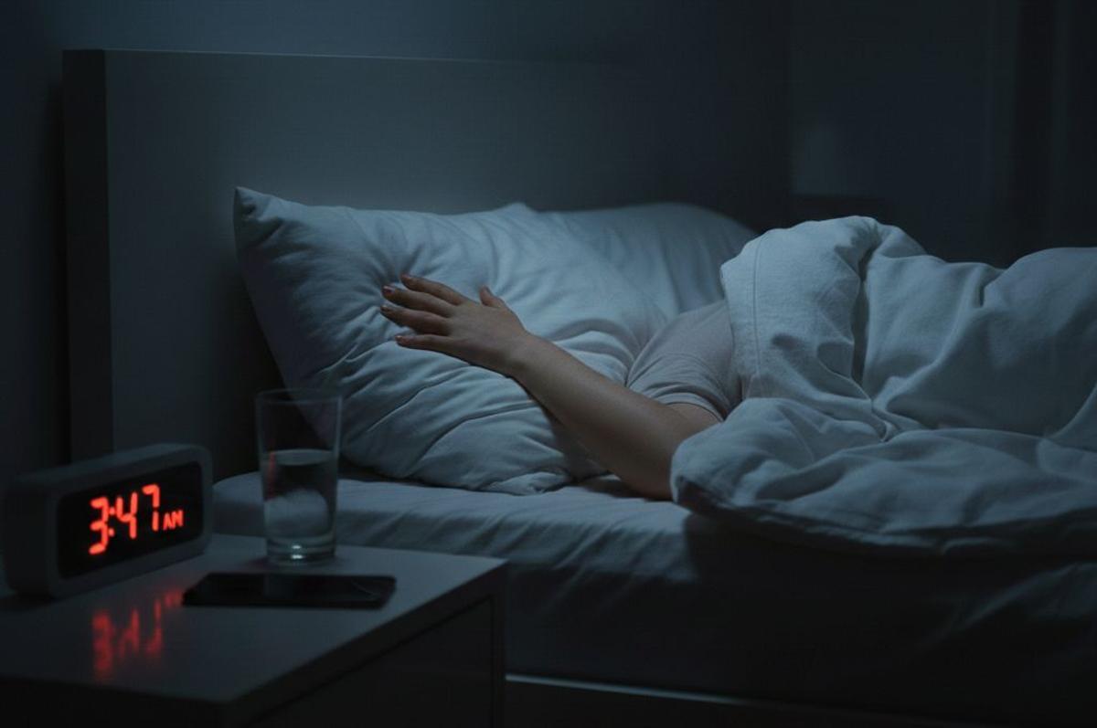 Un estudio revela que casi la mitad de los profesionales sanitarios presentaron insomnio durante y después de la pandemia. (Imagen generada con Gemini).