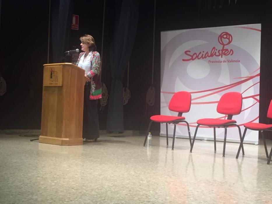 Acto PSPV en Burjassot con la ministra de Justicia