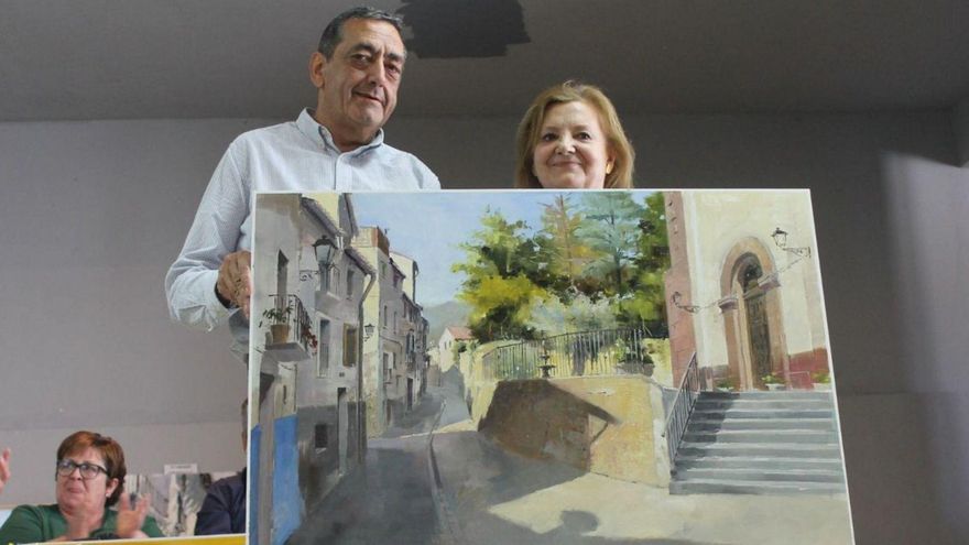 La ganadora del XVI Concurso de Pintura Rápida fue Mercedes Húmedas. | SERVICIO ESPECIAL