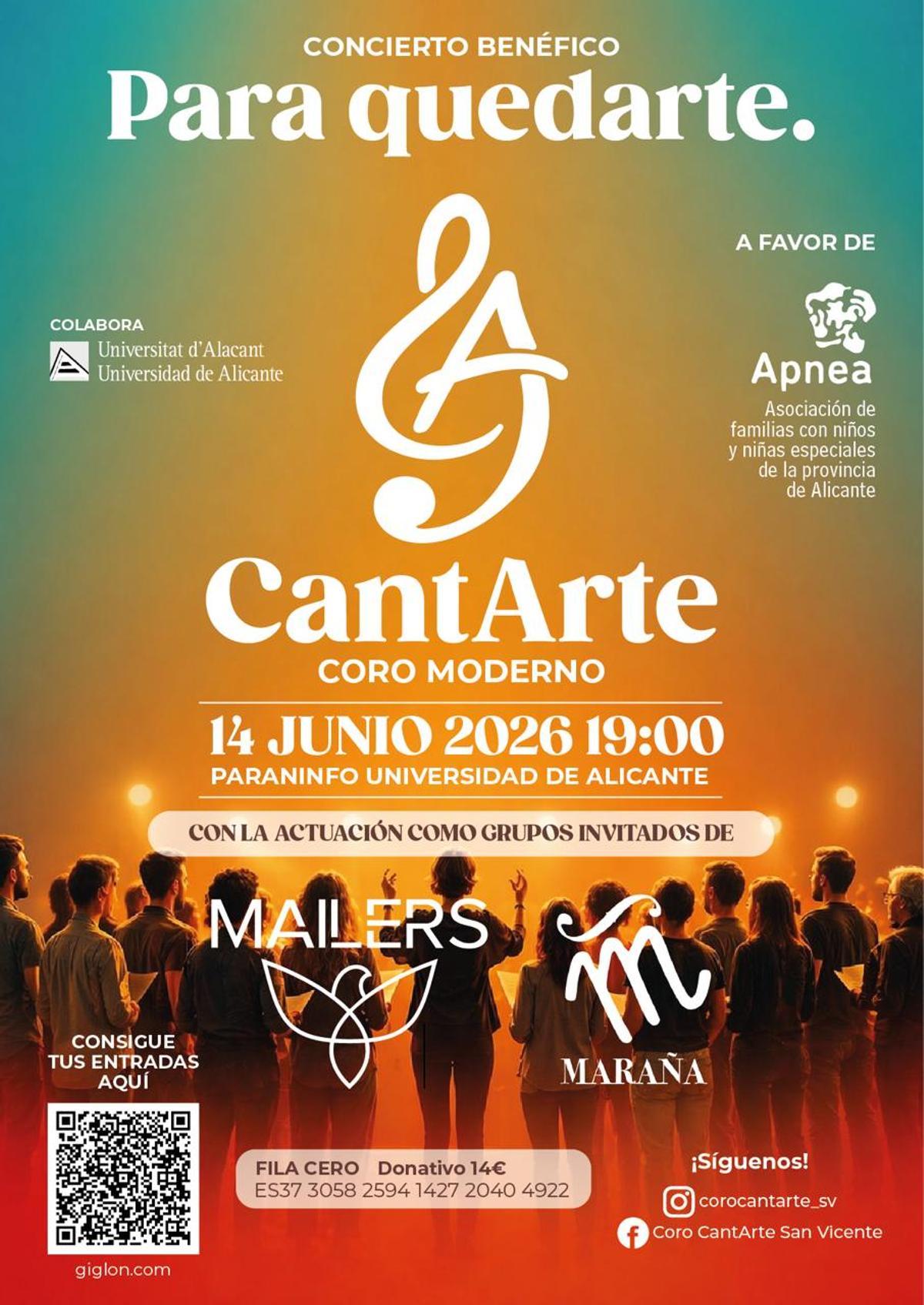 Cartel del concierto
