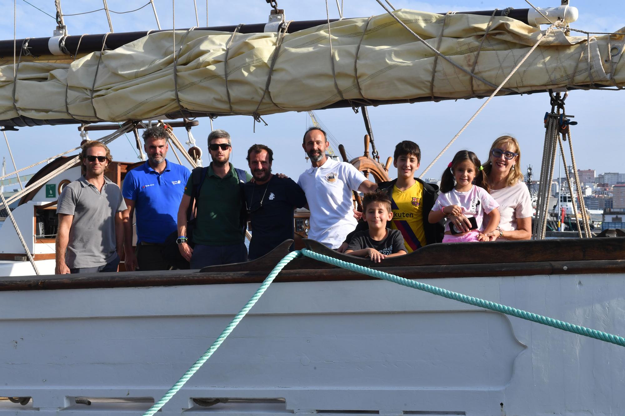 El 'Shabab Omán II', participante en la regata de Grandes Veleros, recala esta semana en el Puerto de A Coruña