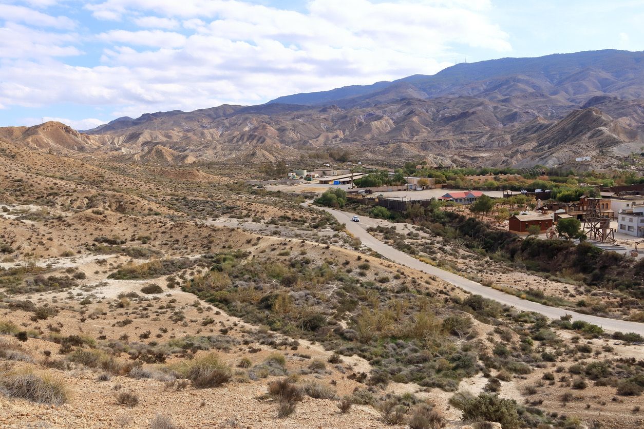 El desierto de Tabernas, en Almería, es un escenario de rodaje cine western de los más conocidos