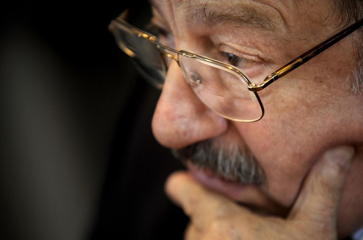 Umberto Eco, durante una visita a Madrid en 2009.