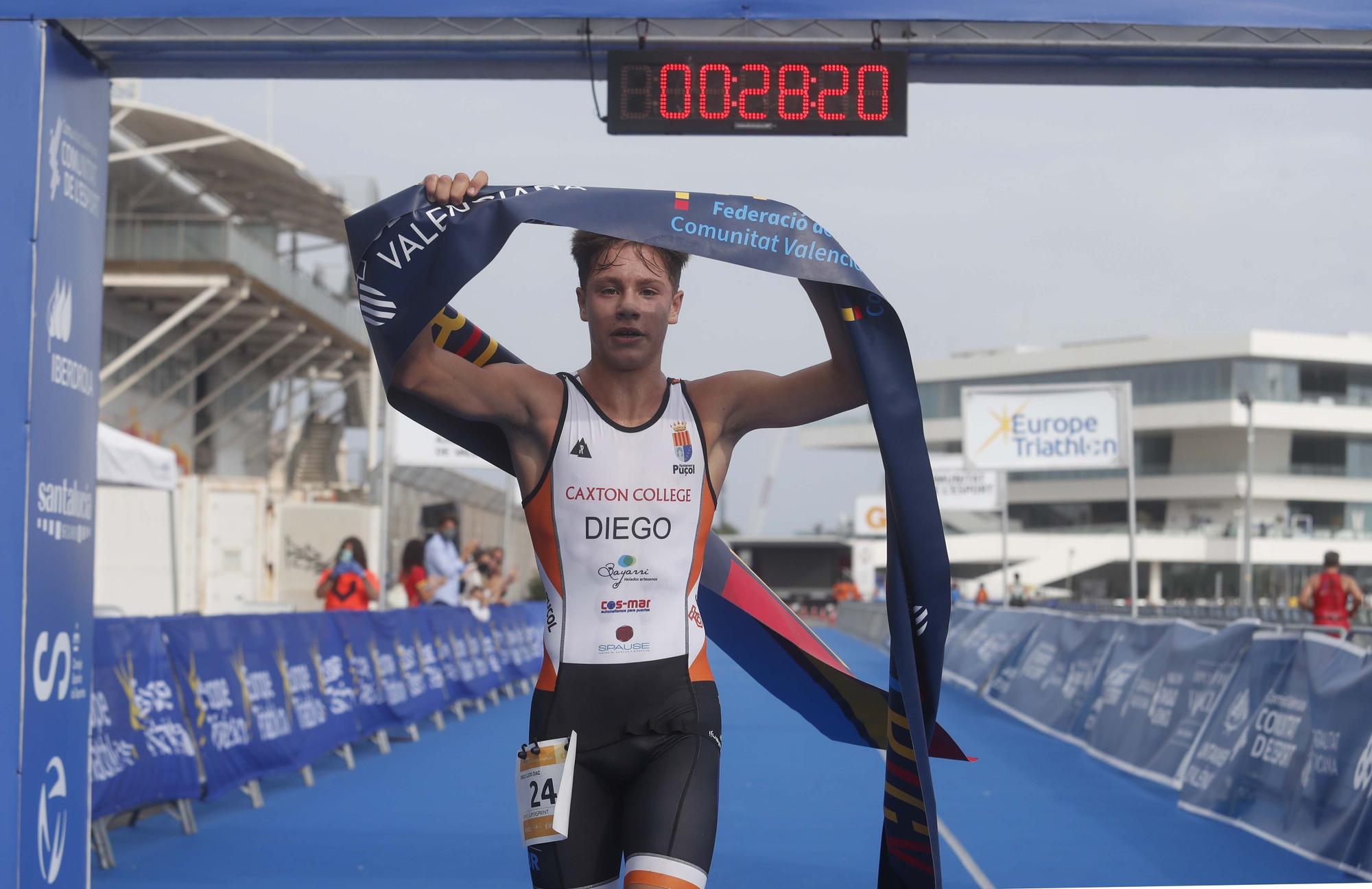 Europe Triathlon Championships Valencia 2021.  Supersprint Open masculino y femenino