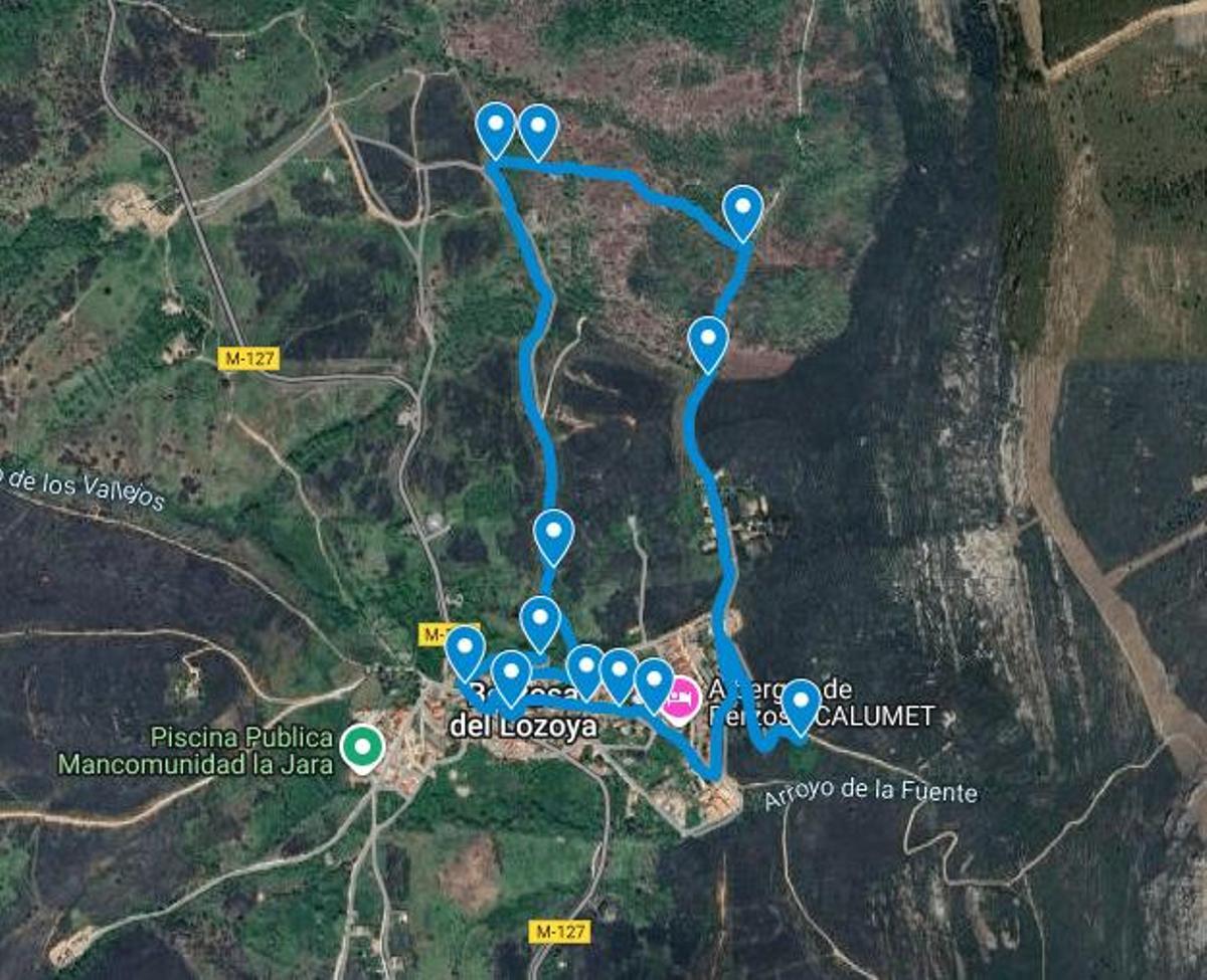 Ruta de la Falla de Berzosa.