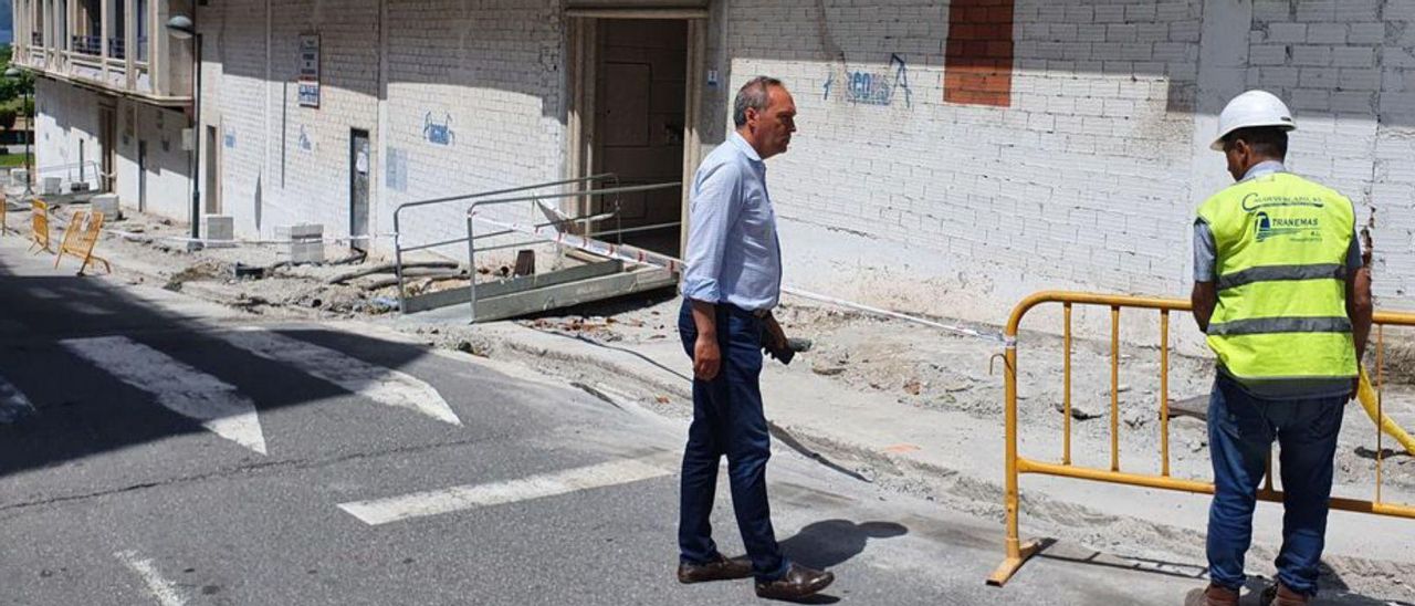 Inicio de los trabajos de reforma del acceso a la zona portuaria. // FDV