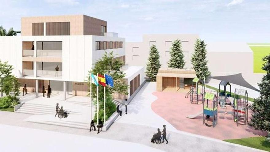 Luz, inclusión y vistas al pueblo: así será por dentro el nuevo Concello de A Laracha tras su reforma de 1,5 millones